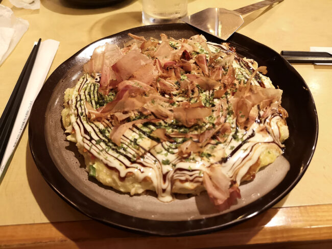Okonomiyaki, viaggio in Giappone 2023